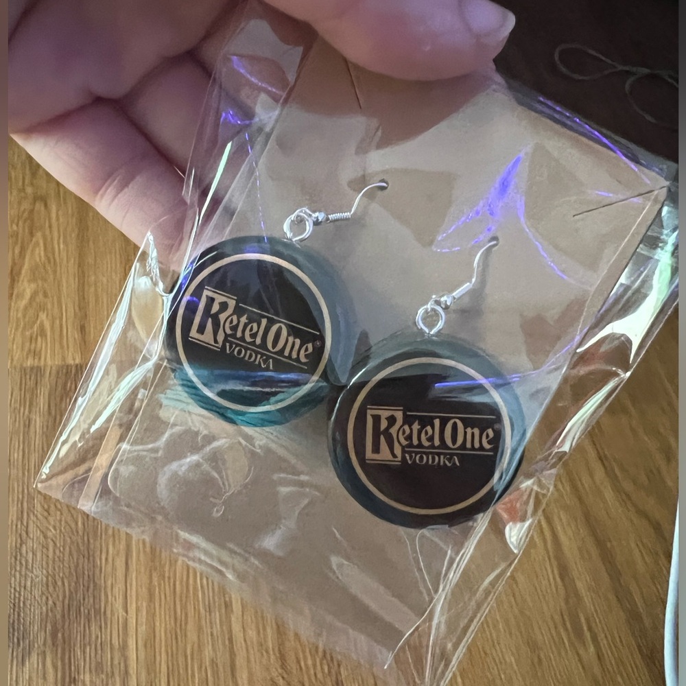 Ketel One Earrings Handmade